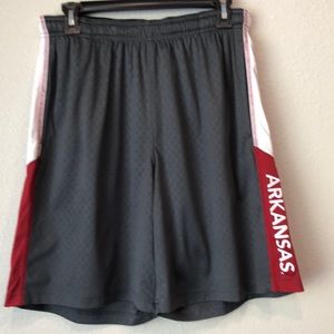 Knights Apparel Men's Arkansas athletic shorts.